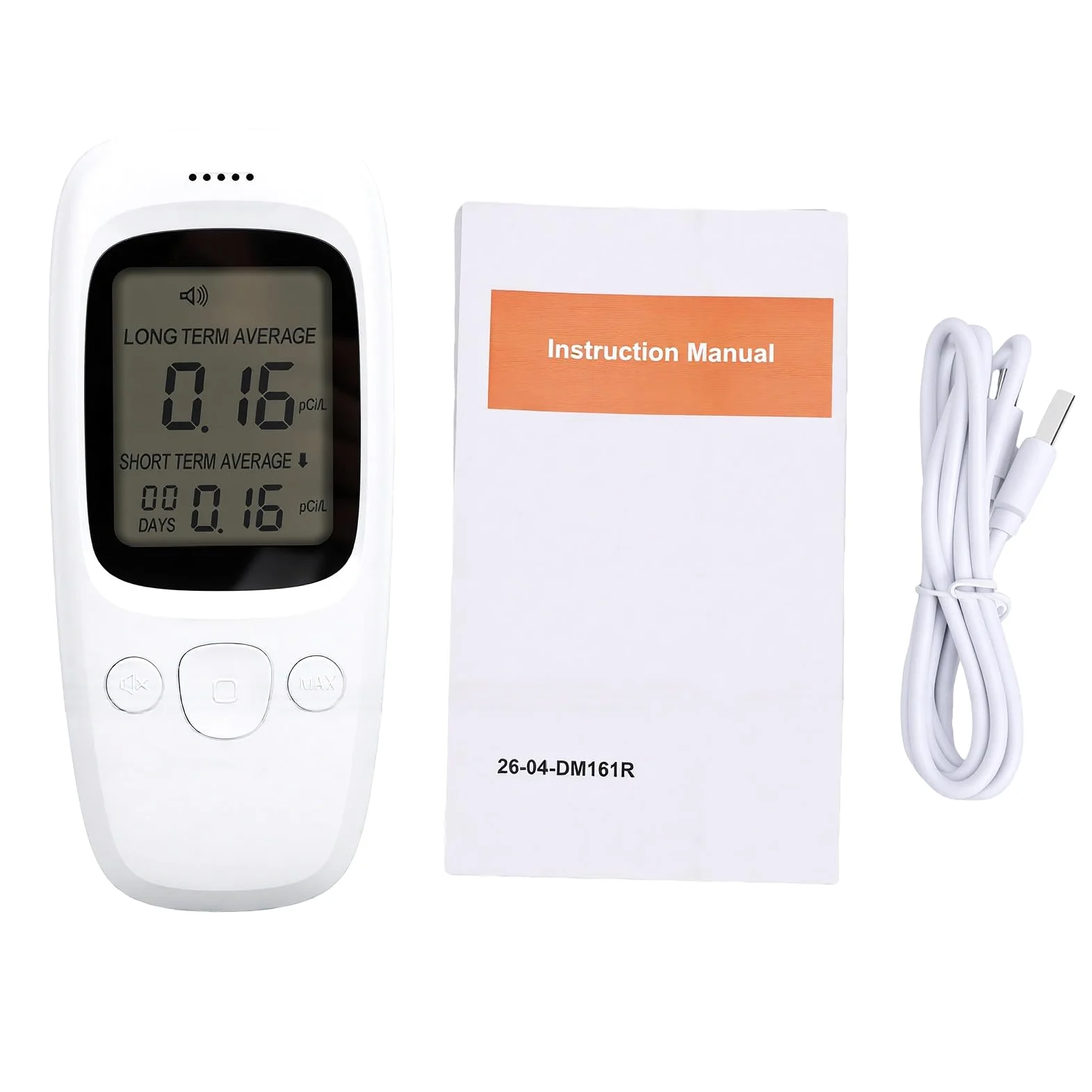 XUMIUZIY Rilevatore di Radon Digitale per Monitoraggio in Casa,