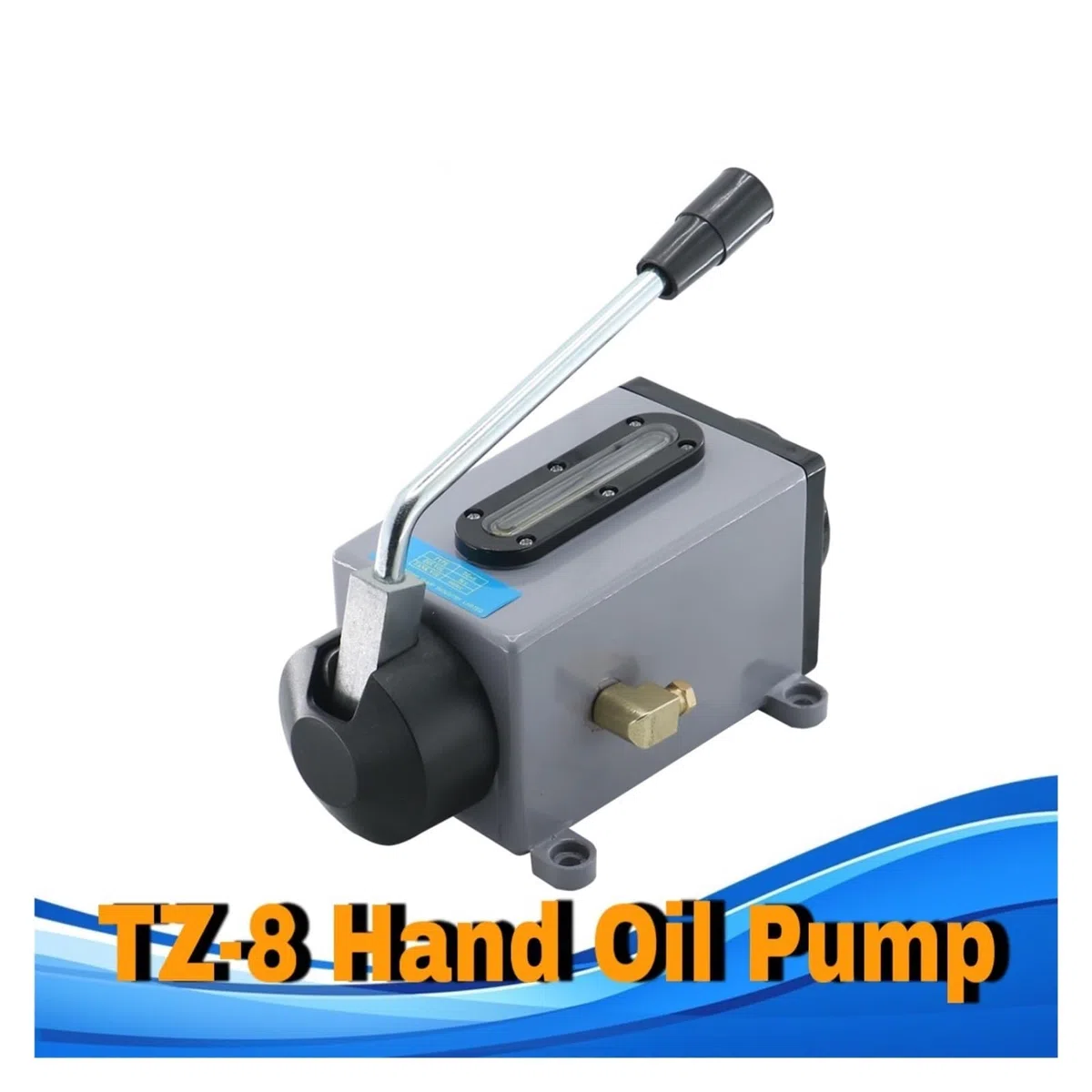 Compressore d'Aria Y-8 Lubrificazione Manuale Pompa Olio Macchina for Iniezione di 0.5L 500CC CNC Manuale/Pompa for Incidere(Y-8 Double Kit)