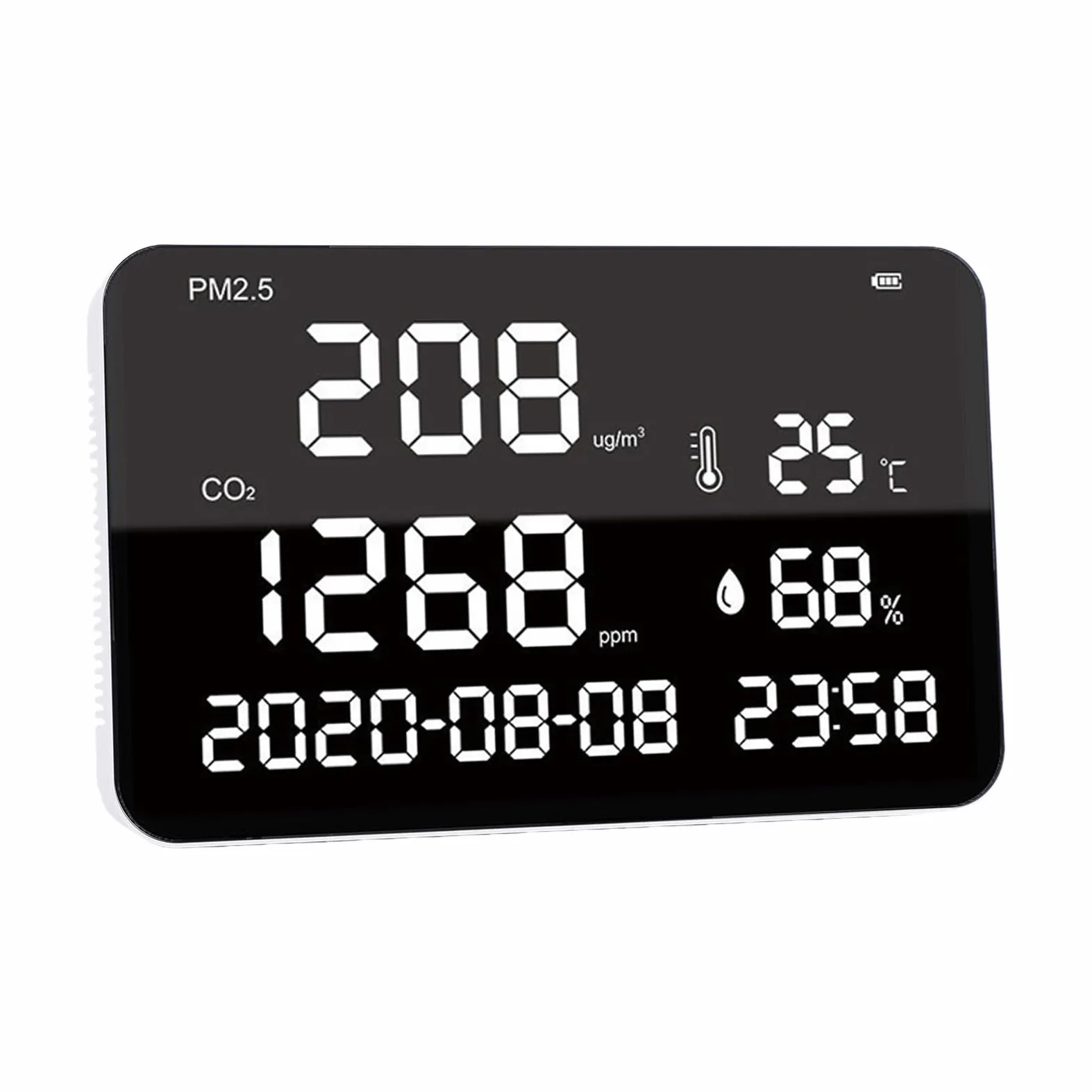 EMUKOEP Rilevatore di CO2 Montato a Parete per Monitor della qualità