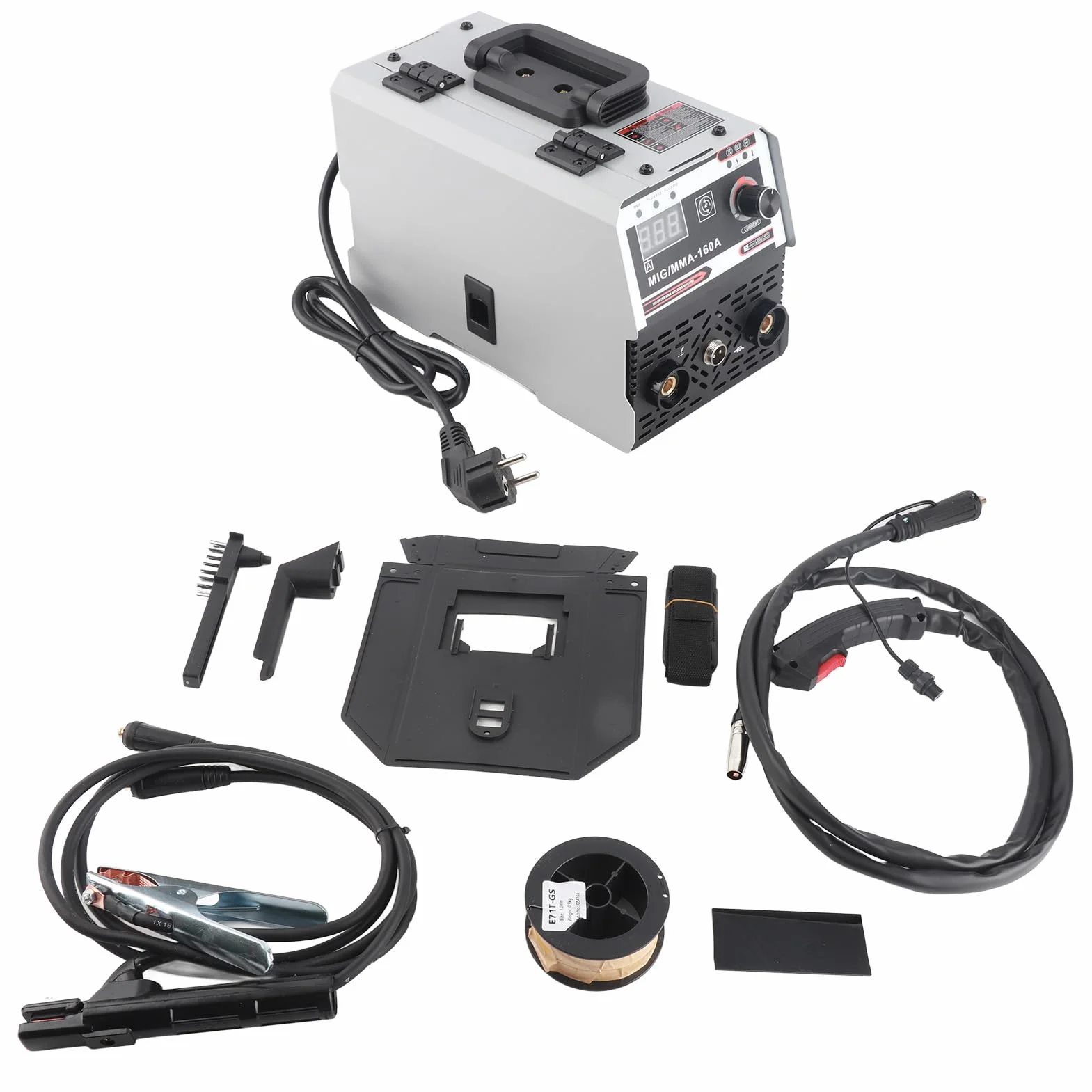 Saldatore MIG MMA 2 in 1, strumento inverter digitale IGBT intelligente