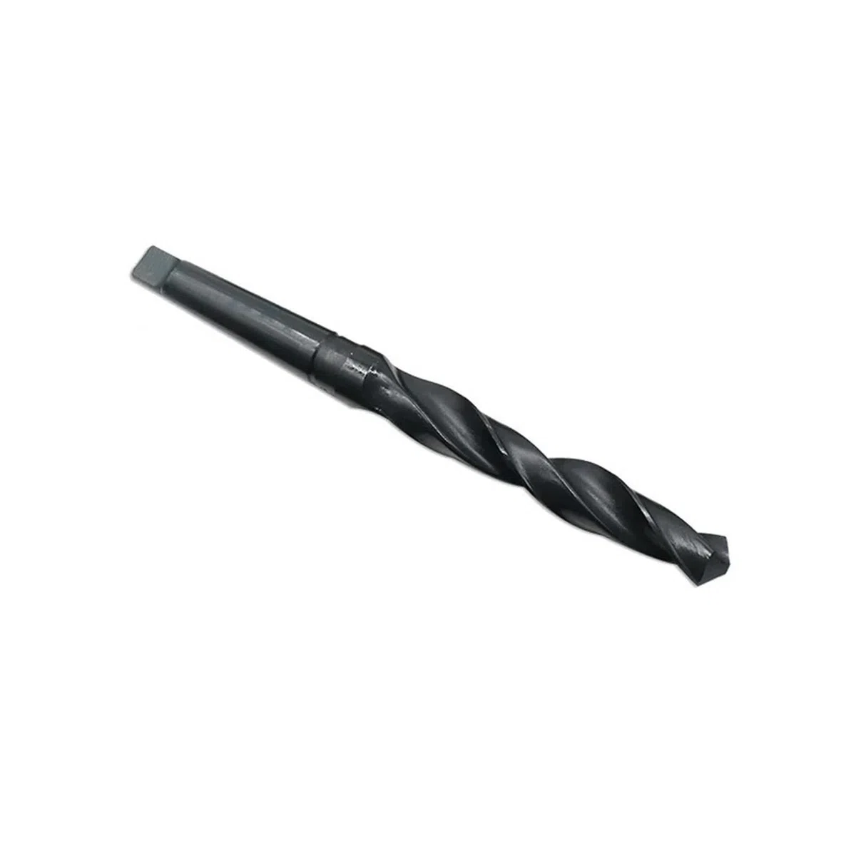 1 punta elicoidale per trapano HSS con codolo conico Morse, 10-65 mm, nera, per trapano in legno e metallo (49 mm)