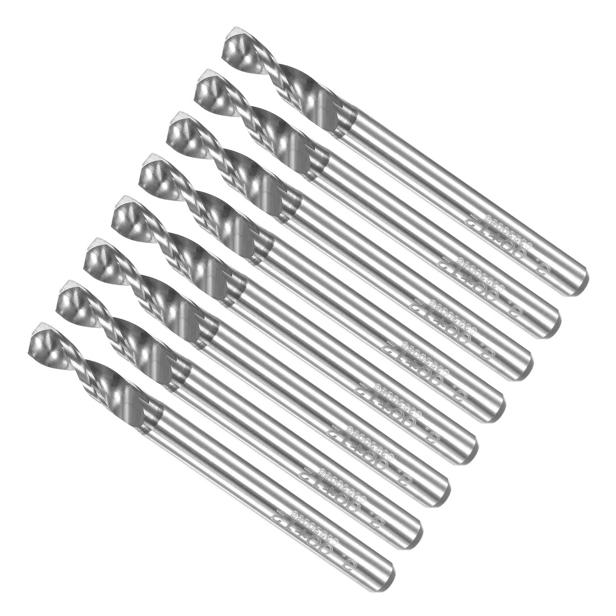 PCB Trapano Punte, 3mm Diametro 1/8" Gambo, Solido Tungsteno Carburo Precisione Perforazione - (per Stampa Circuito Scheda CNC Incisione), 8 pezzi