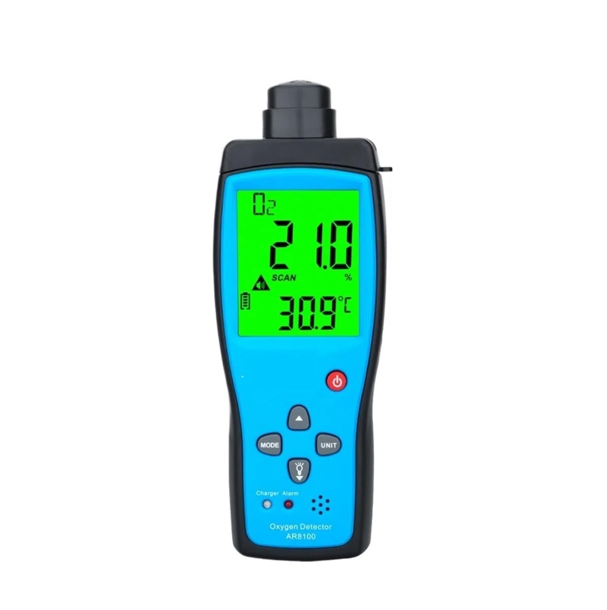 Monitoraggio della qualità dell'Aria Sensore Misuratore di Ossigeno Digitale Rilevatore Gas O2 a qualità 'Aria con Display LCD a Temperatura(AR8100)