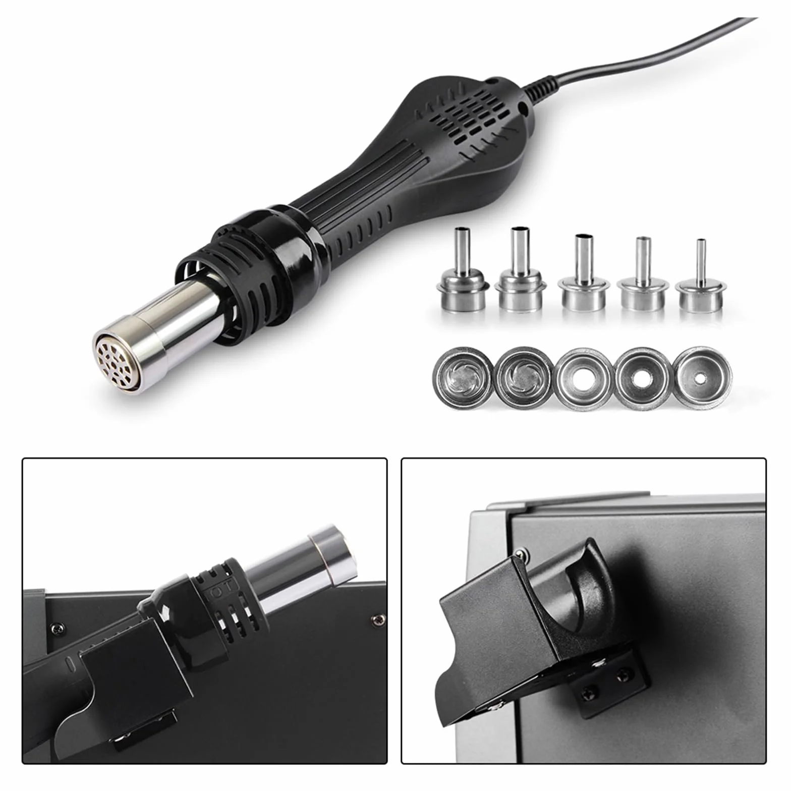 Stazione di rilavorazione ad Aria Calda 2020D 700W, Pistola Termica SMD Digitale for PCB del Telefono