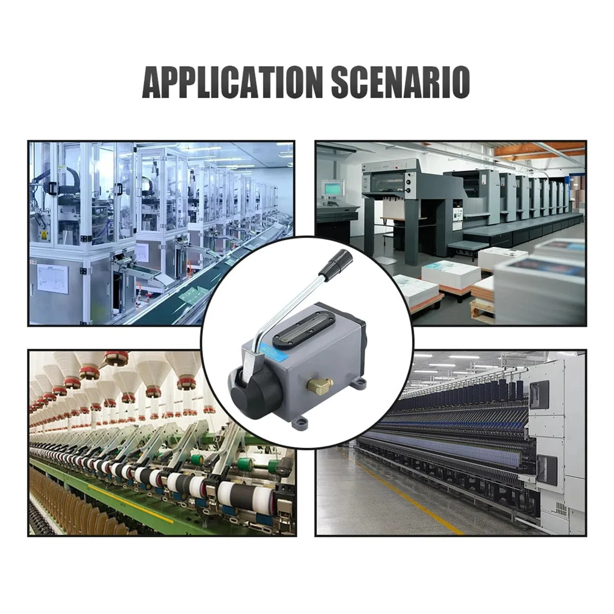 Compressore d'Aria Y-8 Lubrificazione Manuale Pompa Olio Macchina for Iniezione di 0.5L 500CC CNC Manuale/Pompa for Incidere(Y-8 Double Kit)