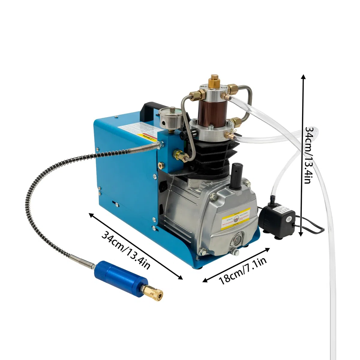 Compressore ad alta pressione 30 MPa 1800 W Pressione regolabile 220 V 2800