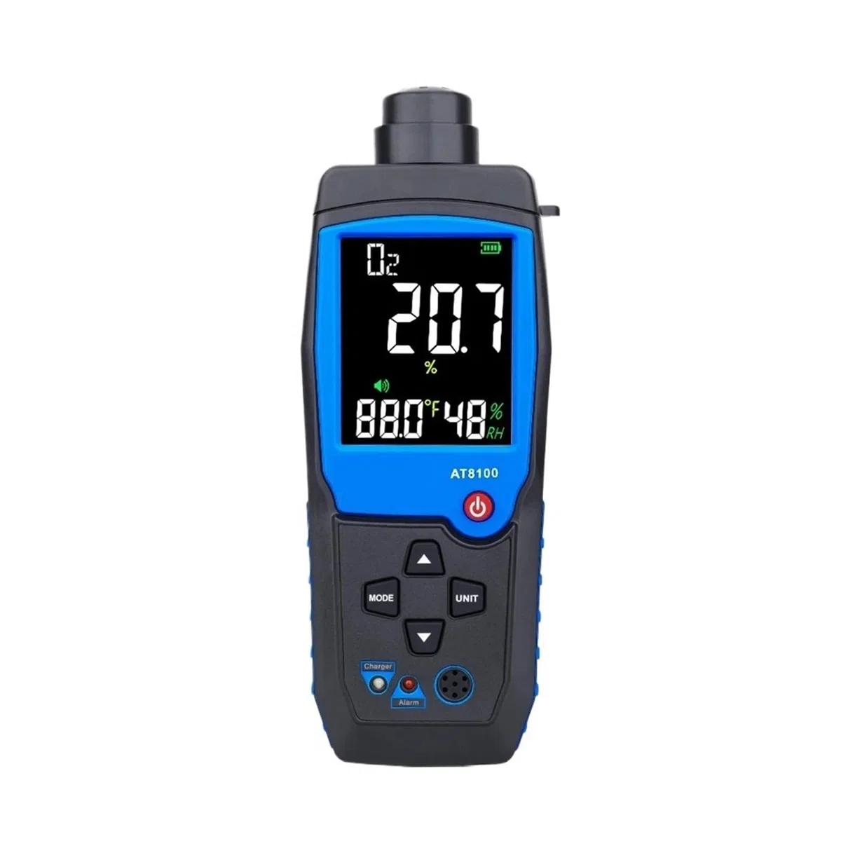 Monitoraggio della qualità dell'Aria Sensore Misuratore di Ossigeno Digitale Rilevatore Gas O2 a qualità 'Aria con Display LCD a Temperatura(AR8100)