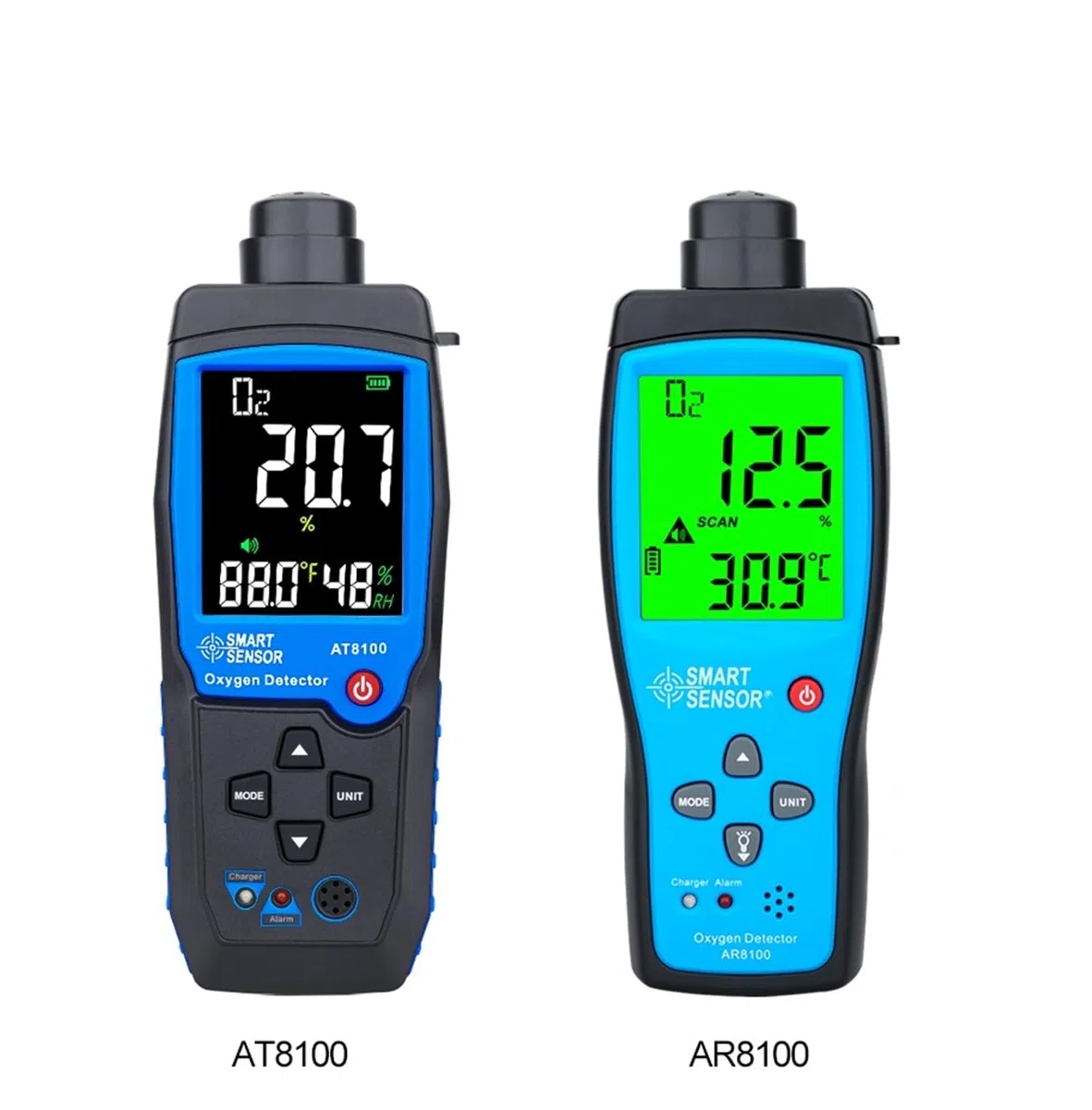 Monitoraggio della qualità dell'Aria Sensore Misuratore di Ossigeno Digitale Rilevatore Gas O2 a qualità 'Aria con Display LCD a Temperatura(AR8100)